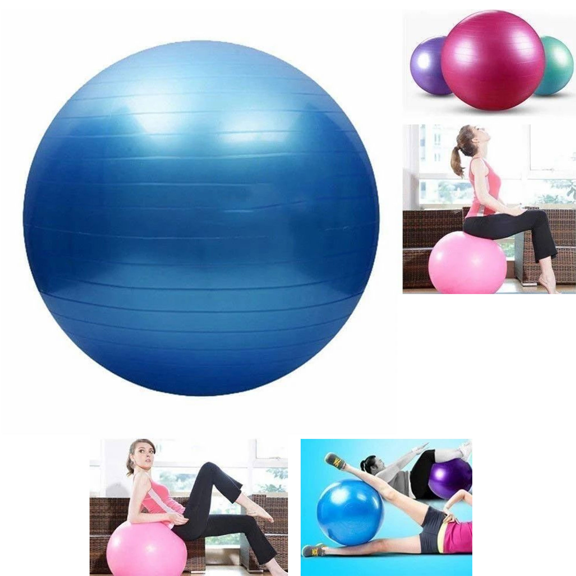 مجموعة التمرين الكامل (مجموعة أدوات بيلاتيس بار + كرة اليوغا و التمارين + قفاز مريح للتحكم والثبات أثناء التمارين) - الصورة 3